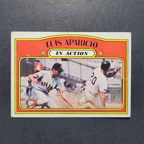 Topps Luis Aparicio Ia Baseball Card Red Sox Ebay