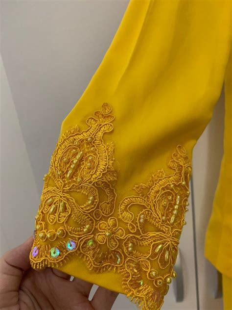 Custom Made Kurung Color Kuning Diraja Women S Fashion Muslimah