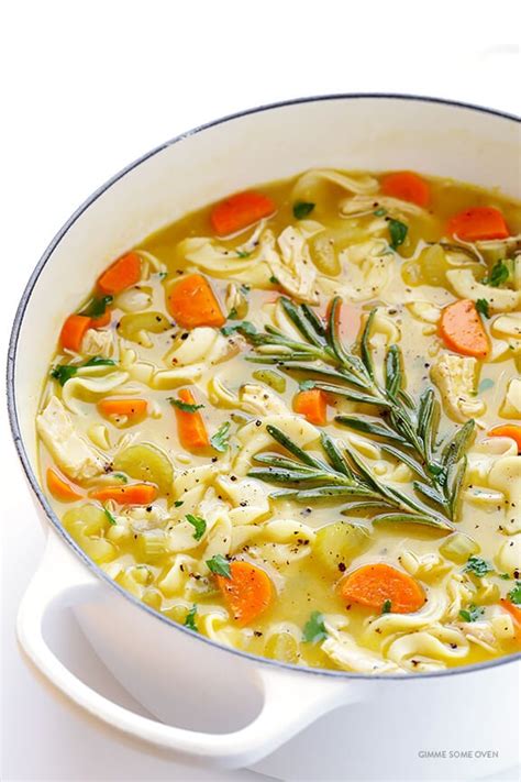 Rosemary Chicken Noodle Soup Gimme Some Oven