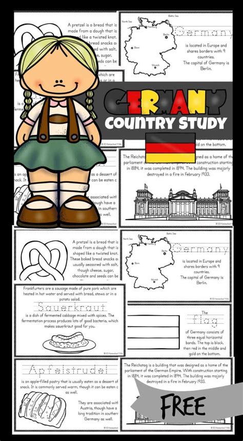 Germany For Kids Printable Book Germany For Kids Geography For Kids