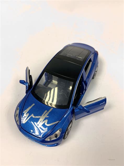 Autograph Signed Elon Musk Toy Car