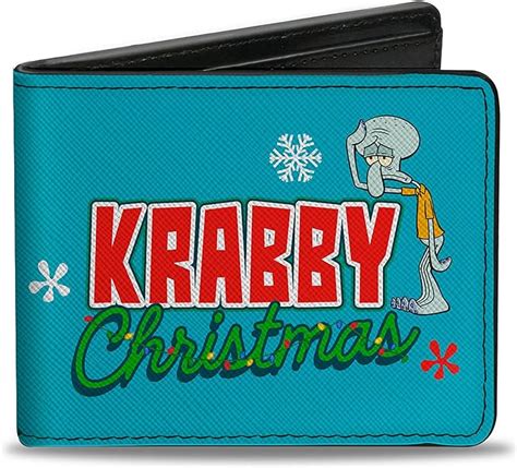 Amazon Buckle Down Nickelodeon Wallet Bifold Spongebob Squidward