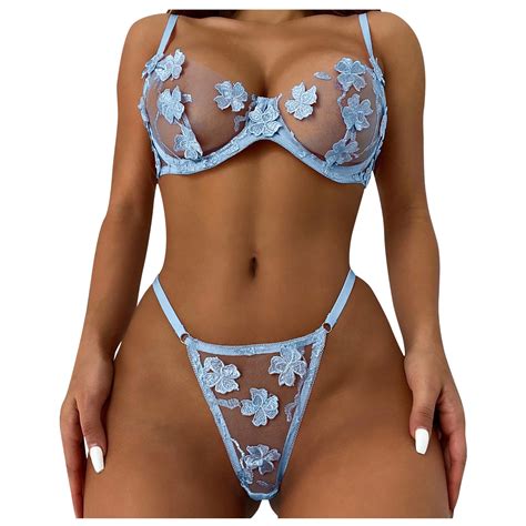 Ehtmsak Sexy Lingerie Sets With Garter Belt L Women Lace Lingerie