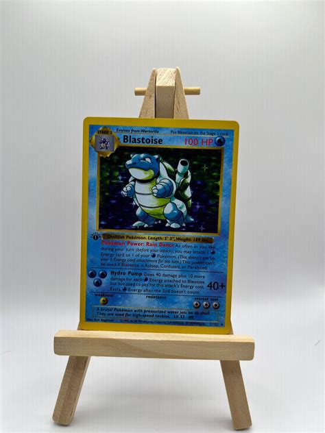 Blastoise Base Set Shadowless BSS Etsy