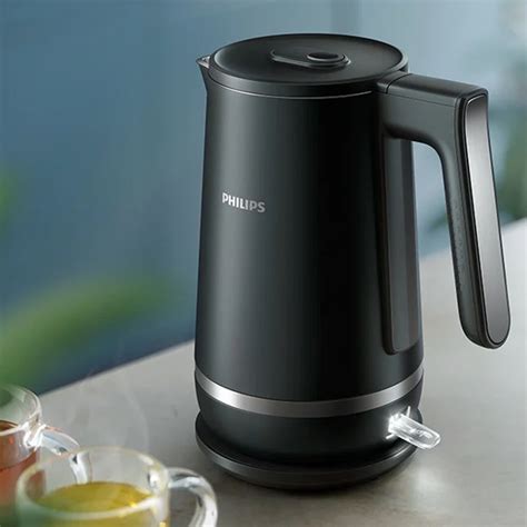 Philips Series Double Walled Electric Kettle Hd L Black