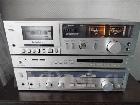 Винтажный музыкальный центр Technics Япония 100 вольт, б/у, в наличии ...