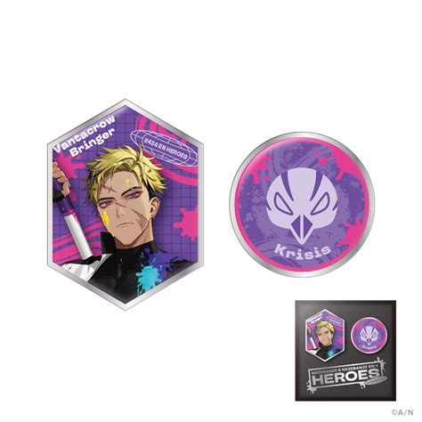 "NIJISANJI & NIJISANJI EN HEROES 1st Anniversary" Pins Set Krisis ...