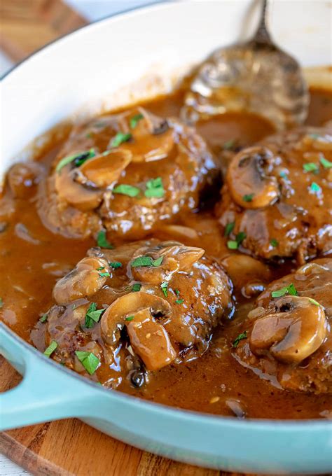 Easy Salisbury Steak Recipe 30 Minute Meal Mom On Timeout