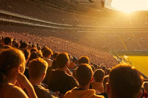 Premium Photo Stadium Atmosphere An Expansive View Of A Football