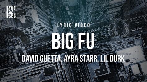 David Guetta Feat Ayra Starr Lil Durk Big FU Lyrics YouTube