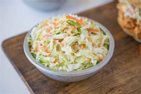 Crunchy Vegetable Coleslaw Recipe Coleslaw Pulled Chicken