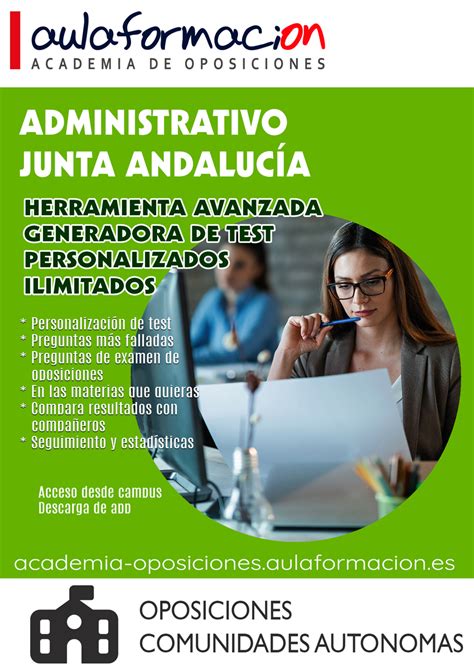 Test Oposiciones Administrativo Junta Andalucía Plan C