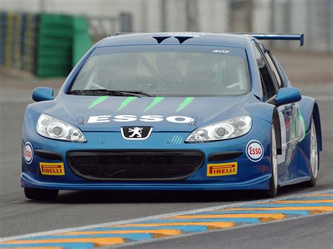 2005 Peugeot 407 Silhouette Race Racing Wallpapers HD Desktop