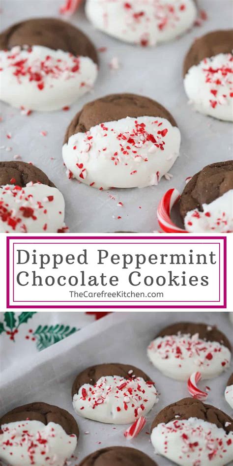 White Chocolate Peppermint Cookies Recipe The Carefree Kitchen