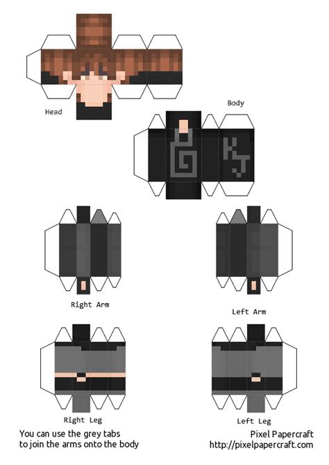 3new Minecraft Papercraft Army Guys Papus Design