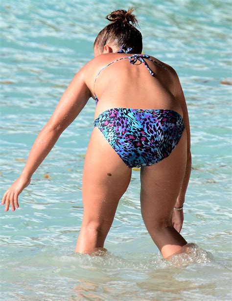 COLEEN ROONEY In Bikini At A Beach In Barbados HawtCelebs