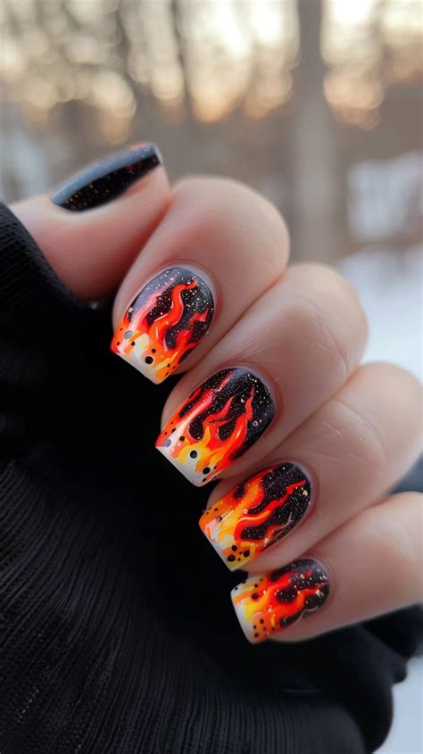 30 Flame Nail Designs To Heat Up Your Look