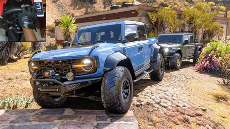 Ford Bronco Raptor And Jeep Gladiator Offroad Realistic Convoy