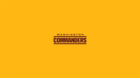 Download Washington Commanders Minimalist Logo Wallpaper