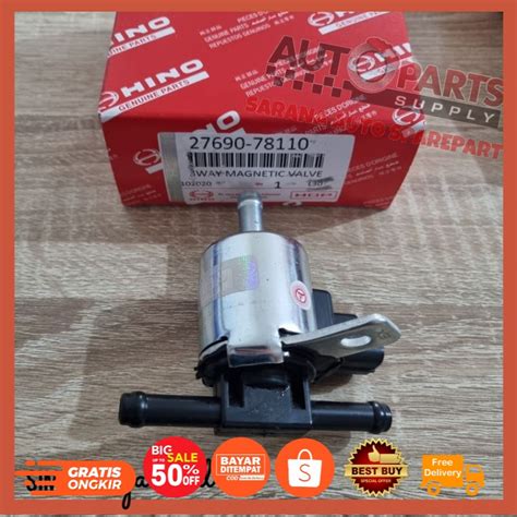 Jual BRAKE VALVE 3 WAY PEMBAGI MINYAK REM MAGNETIK HINO DUTRO 130 HT