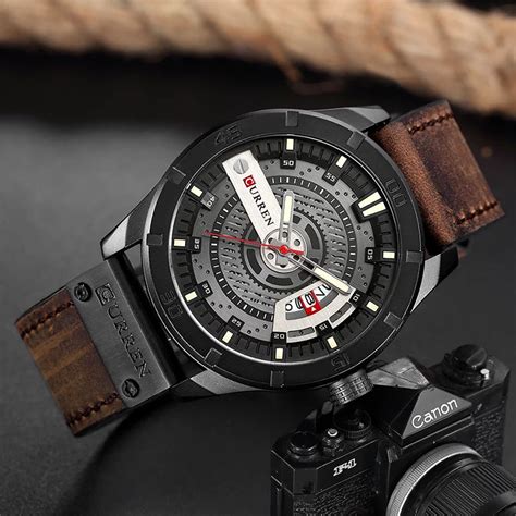 CURREN 8301 Sports Watch Luxury Brand Military Watches Male Analog Date