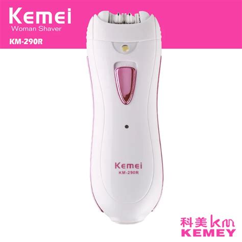 Kemei KM 290R Women Epilator Hair Remover Mini Rechargeable