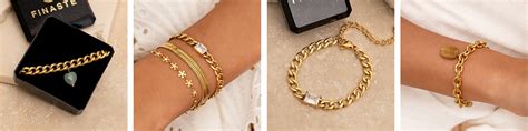 Chunky Chain Armbanden Armbanden Met Schakels Finaste