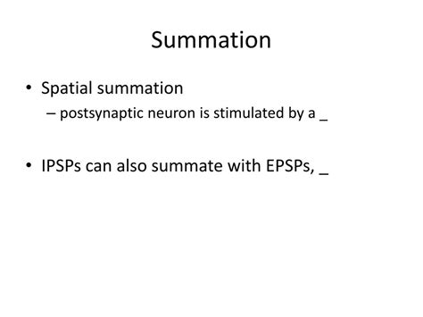 Ppt Postsynaptic Potentials Powerpoint Presentation Free Download Id 2420988