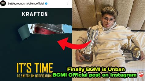 JONATHAN Reaction BGMI Unban BGMI OFFICIAL Announcement By Instagram