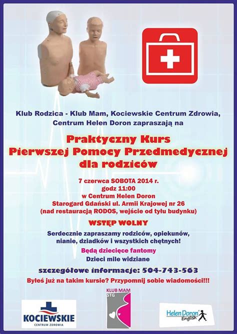 Bezpłatny kurs pierwszej pomocy przedmedycznej dla rodziców i nie tylko