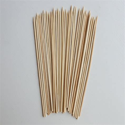 Inch Bamboo Skewers Natural Customzied Bulk Pack Rijia Bamboo