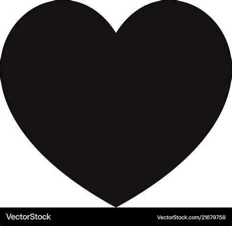 Heart Icon Royalty Free Vector Image Vectorstock