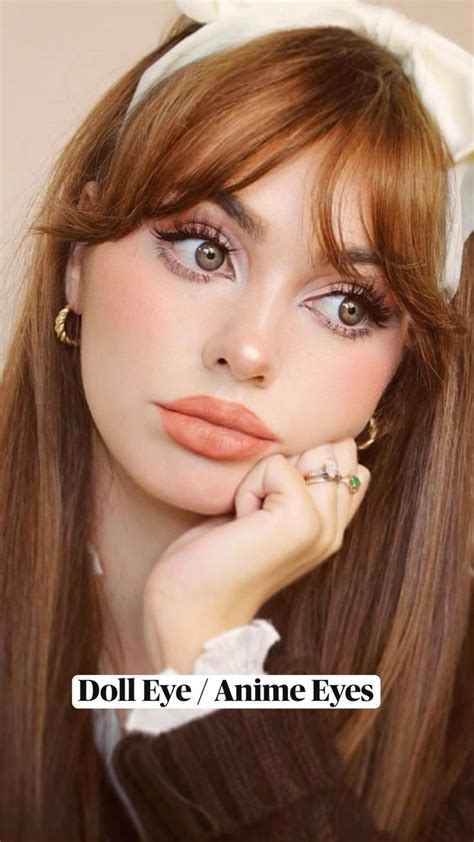 Doll Eye Anime Eyes In 2024 Makeup Inspiration Big Eyes Makeup