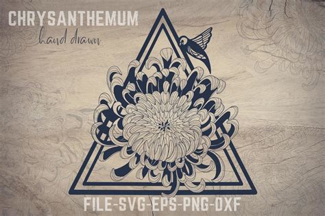 Chrysanthemum Svg Graphic by tattooworker · Creative Fabrica