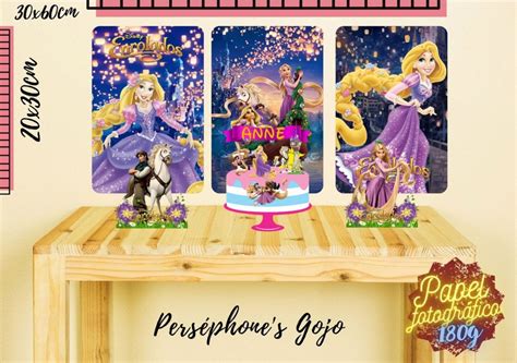 Kit S Um Bolinho Apolo Tema Rapunzel Enrolados Elo