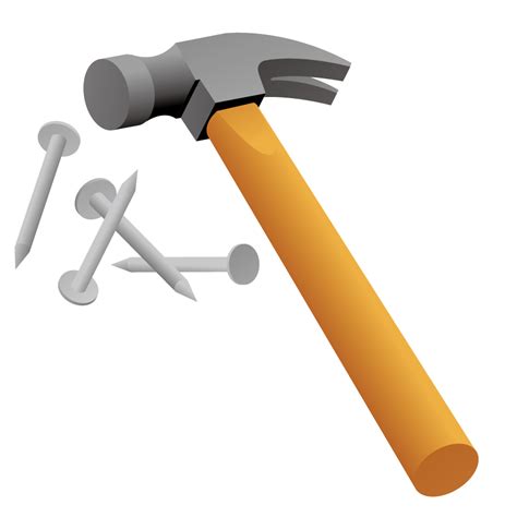 Hammer Nail - Vector model hammer png download - 900*900 - Free ...