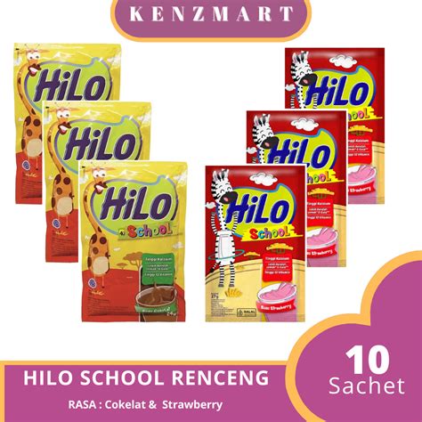 Hilo School 10 Sachetshigh Calcium Milk For Children Aged 5 12 Years