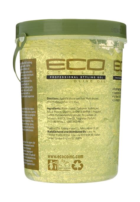 ECO Style Professional Styling Gel Olive Oil Max Hold 80 Oz EBay