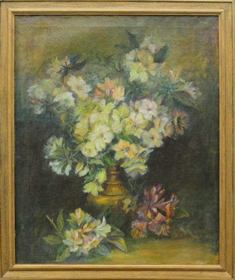 Unknown Late 19th Century Peruvian Lilies Still Life At 1stdibs