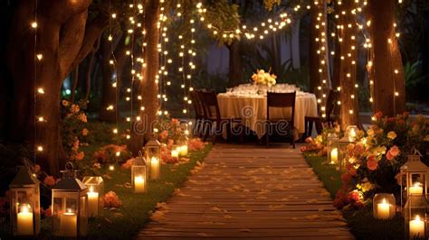 Lanterns Outdoor Party Lights Stock Illustration - Illustration of whimsical, elegant: 313669689