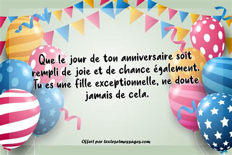 Texte Anniversaire Copine N Messages Et Textes Anniversaire Pour Un