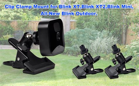 Amazon 2Pack Metal Clamp Clip Mount For Blink Outdoor 4 4th Gen