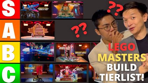 Ranking Our Lego Masters Season Builds Tierlist Youtube