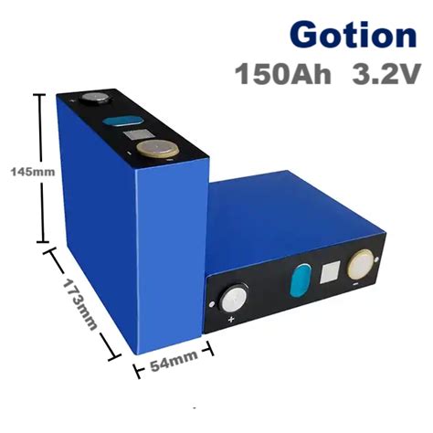 GOTION 105Ah 3 2V LiFePo4 Prismatic Rechargeable Lithium Ion Battery