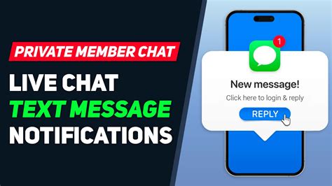 Send Real Time Sms Notifications For Private Member Chat Messages