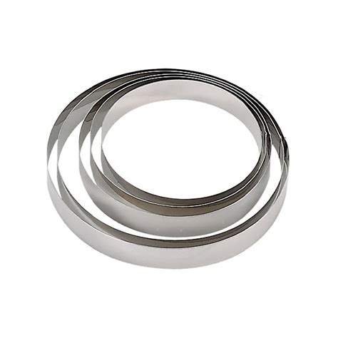 Cercle Entremets Rond Inox Ht Acier Inox Cercles Cm De Buyer