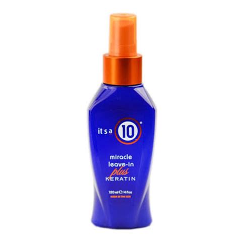 Its A 10 Miracle Leave In Product Plus Keratin 4 Oz