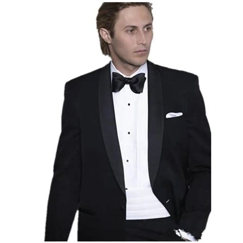 Customized Jas Pengantin Pria Trend 2019 Shawl Lapel Long Tail Tuxedo