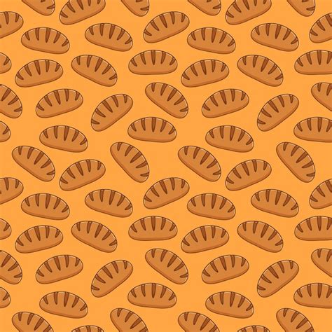 Premium Vector Bread Seamless Pattern