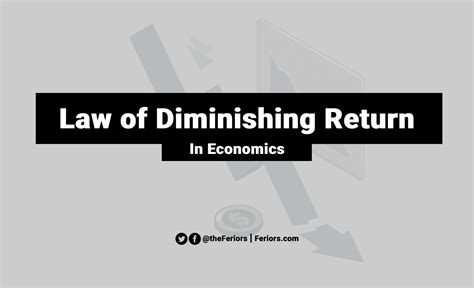 Law Of Diminishing Returns The Principle For Maximizing Efficiency Feriors